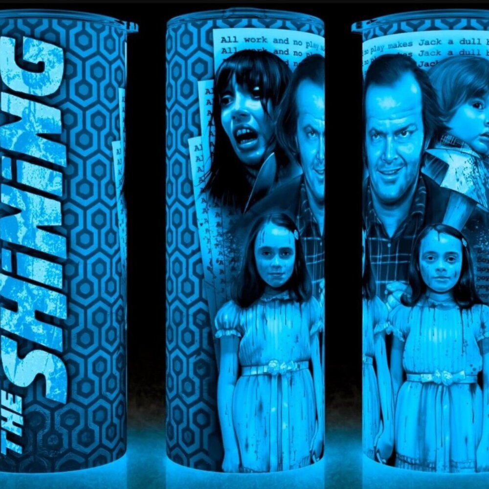 Glow in the Dark The Shining 80s Horror Movie Jack Torrance Cup Mug Tumbler 20oz